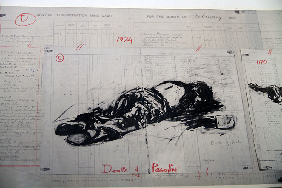 Assassinat Pasolini Kentridge